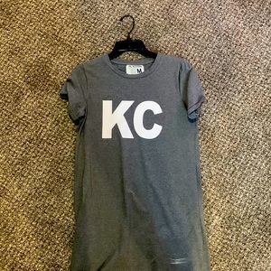 Grey Stretchy KC Tshirt dress. SIZE M.